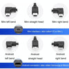USB Car Charge 12V To 5V Navigation Instrument Reduction Line(Android Right Bend)
