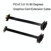 PCI-E 3.0 1X 90 Degrees Graphics Card / Wireless Network Card Extension Cable, Cable Length: 20cm