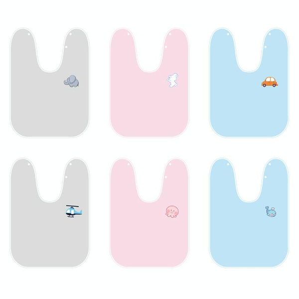 Children Wash Towel Brushing Baby Bib Not Wetsuit Multifunctional Facial Washing Towel, Color: Pink Bunny