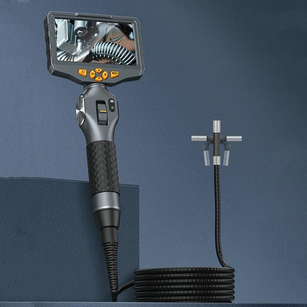 Teslong TD500 HD 5 Inch Large Screen 360 Degree Dual Steering Borescope Industrial Components Overhaul