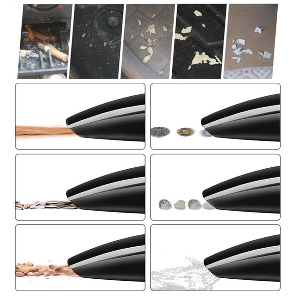 Eighth Generation Car Vacuum Cleaner 120W Wet and Dry Dual-use Strong Suction(Black)