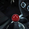 Universal Vehicle Car Shifter Cover Manual Automatic Carbon Fiber Ball Gear Shift Knob(Red)