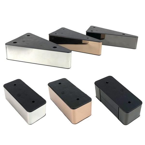 LH-SFJD001 5cm Thick Stainless Steel Sofa Booster Pad, Style: Triangle(Gun Black)