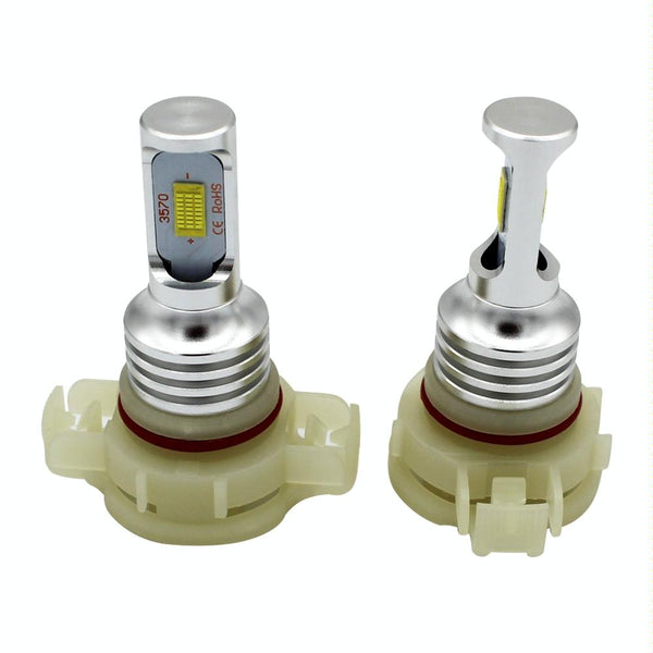 2 PCS H16(EU) 72W 1000LM 6000-6500K Super Bright White Light Car Fog LED Bulbs, DC 12-24V(Yellow Light)