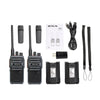 1 Pair RETEVIS RB17 462.5500-462.7250MHz 16CHS FRS License-free Two Way Radio Handheld Walkie Talkie, US Plug(Black)
