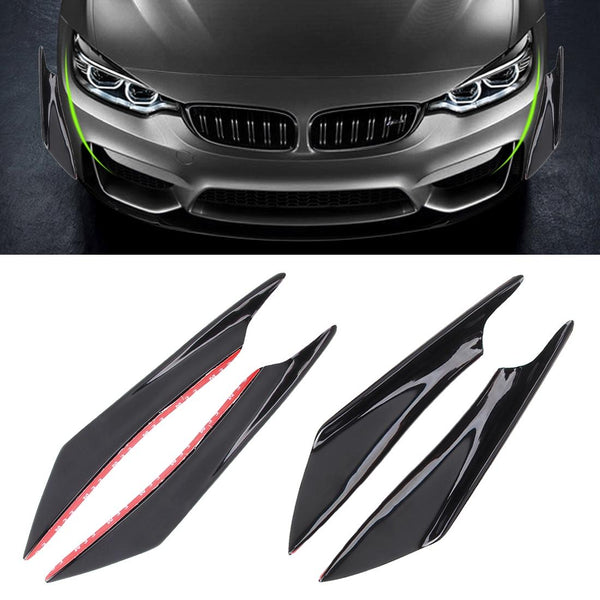 4 PCS Car-Styling Flank Decorative Sticker(Black)