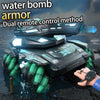 Q171 2.4G Stunt Water Bomb Battle Armor Model Remote Control Car, Specification:Single Control(Blue)