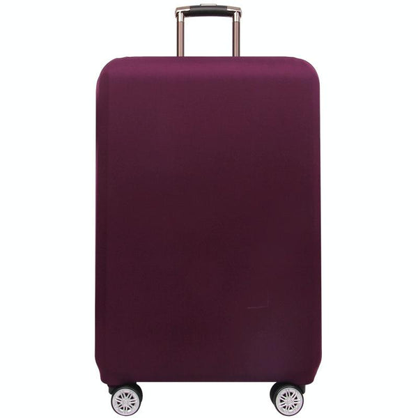 Thickened Wear-resistant Stretch Luggage Dust-proof Protective Cover, Size: XL(Purple Red)