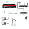 2 Sets RJ45 Network Signal Splitter Upoe Separation Cable, Style:U-03 2 Crystal Heads + 2 Female