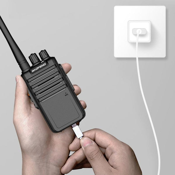 Baofeng BF-898plus Handheld Outdoor 50km Mini FM High Power Walkie Talkie, Plug Specifications:EU Plug