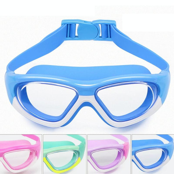 HAIZID Children Large Frame Anti-fog HD Diving Goggles(5020 Purple)