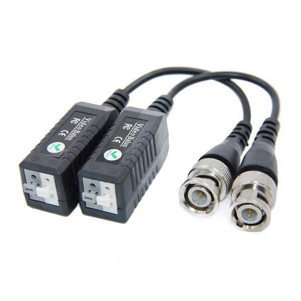CCTV Video Balun, Passive, UTP, Black, 1500m
