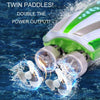 Children 2.4G Mini Remote Control Boat Summer Water Play Electrical Submarine Boys Toys(Red)