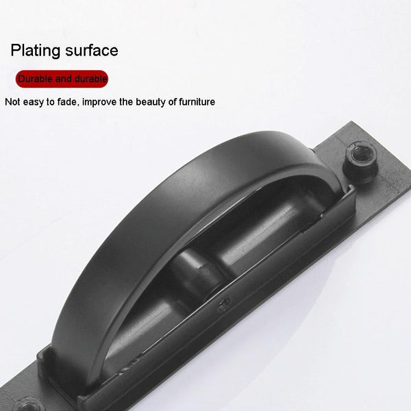 4206-85 Tatami Hidden Embedded Rotating Flip Cover Button(Black)