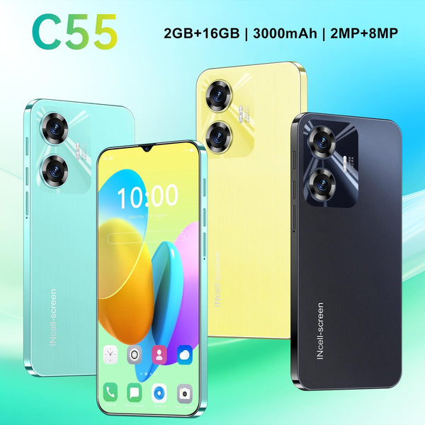 C55 / SDT80, 2GB+16GB, Face Identification, 6.28 inch Screen Android 8.1 MTK6737 Quad Core, Network: 4G, Dual SIM (Black)