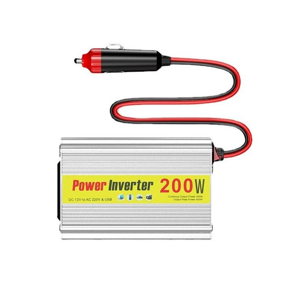 200W Modified Sine Wave Inverter Car Mobile Phone 2.1A Universal Power Supply, Specification: 12 To 110V