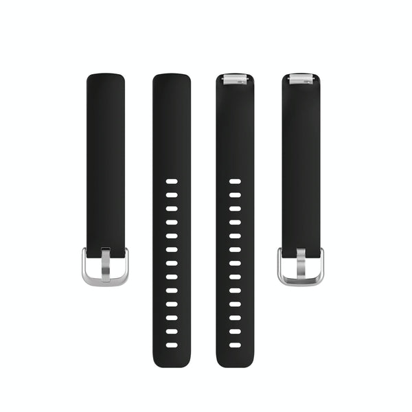 For Fitbit Inspire 2 TPE Watch Band, Size:S(Black)