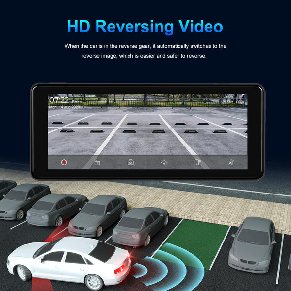 6.86 Inch 4KDVR Smart Screen Player, Specification: Standard+64G Memory Card