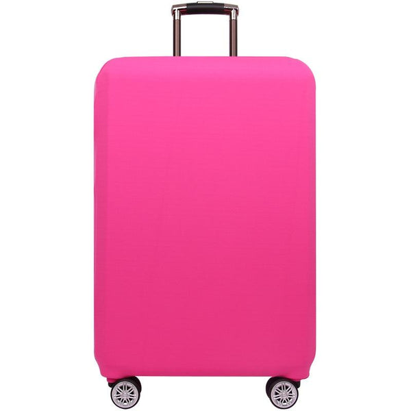Thickened Wear-resistant Stretch Luggage Dust-proof Protective Cover, Size: M(Rose Red)