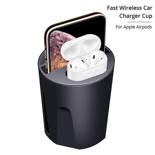 X9A Car QI Standard Charging Cup Wireless Fast Charger