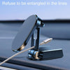 D11 Magnetic Folding Car Phone Holder Rotatable Dashboard Stick-On Navigation Stand(Black Gloosy)