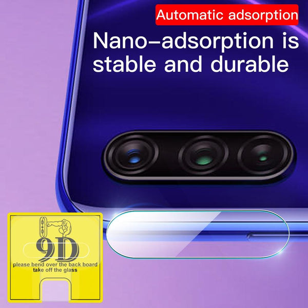 For Xiaomi CC9e 9D Transparent Rear Camera Lens Protector Tempered Glass Film