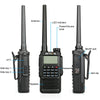 RETEVIS RT87 136-174MHz + 400-480MHz 128CHS Waterproof Dual Band DTMF Two Way Radio Handheld Walkie Talkie, US Plug
