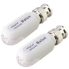 2x CCTV Video Balun CAT5 to BNC Adapter White - 330m