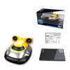 Children 2.4G Wireless Mini Remote Control Boat Toy Electric Hovercraft Water Model(Yellow)