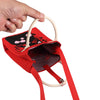 Cat Knitted Mini Crossbody Phone Bag For 6.9 inch and Below Phones(Red)