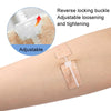 Non-woven Elastic Tape Bandage Patch Two Way Zipper Skin Latch Pull Tight Self-Adhesive Bandage Patch, Color: White 2 Buckles
