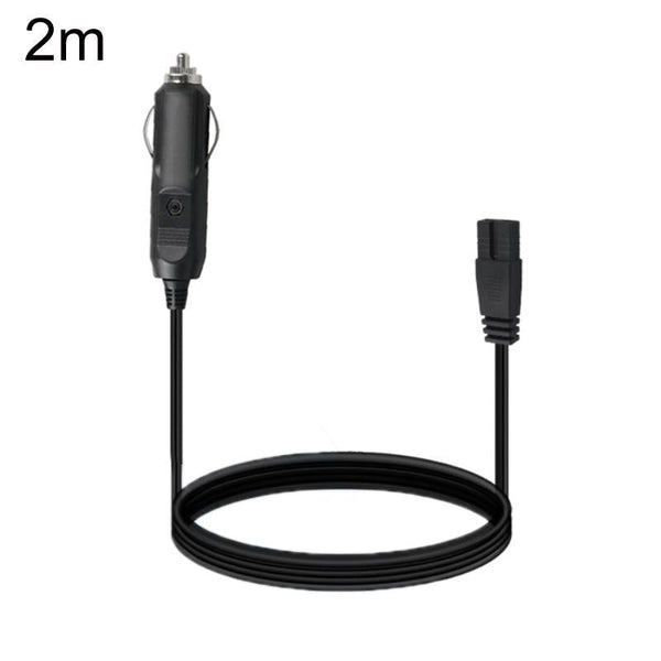 12V/24V Car Refrigerator Cable B Suffix Cigarette Lighter Plug Power Cord, Length: 2m Without Switch