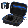 PULUZ Waterproof Carrying and Travel Case for GoPro, DJI Osmo Action and other Sport Cameras Accessories, Small Size: 16cm x 12cm x 7cm(Black)