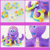 Octopus Throwing Circle Small Octopus Children Bathing Water Toy