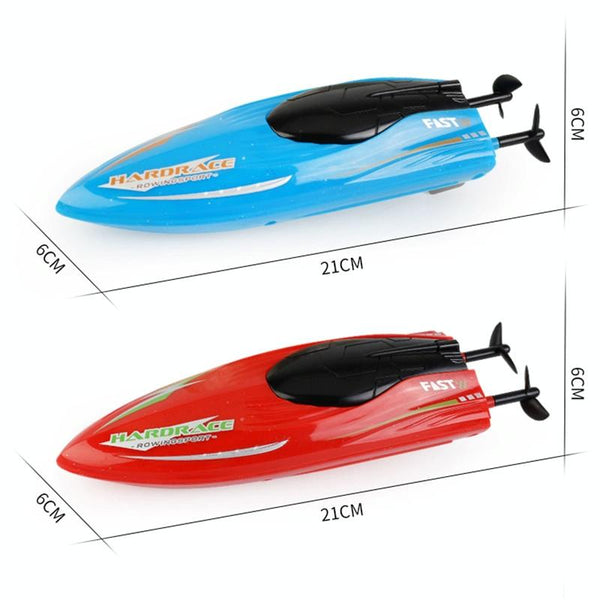 JJR/C S8 2.4G Mini RC Upright High Speed Stunt Boat(Blue)