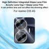 For Realme C55 4G imak Integrated Rear Camera Lens Tempered Glass Film