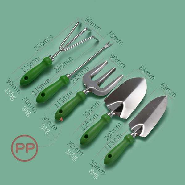 Garden Planting Shoveling Tools Thickened Plastic Handle Gardening Kit, Model: Small Shovel