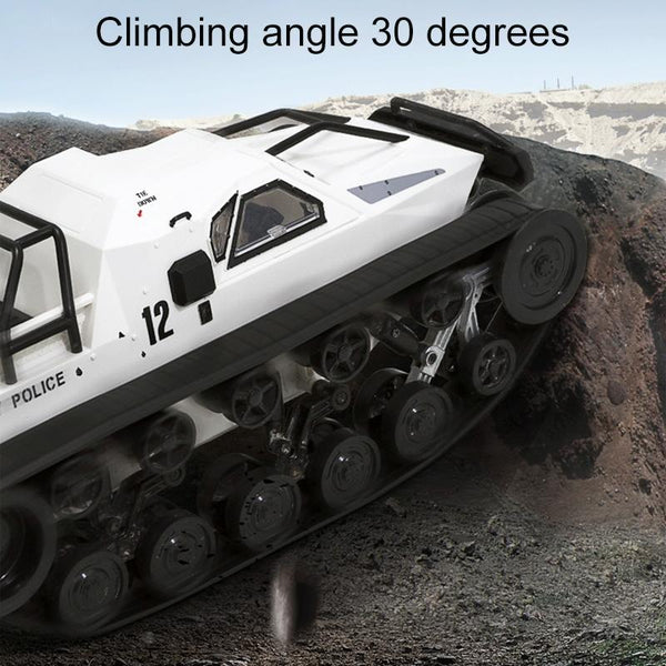 SG-1203 1:12 2.4G Simulation Remote Control EV Tracked Vehicle Tank Off-road Vehicle Model Car Toy (White)