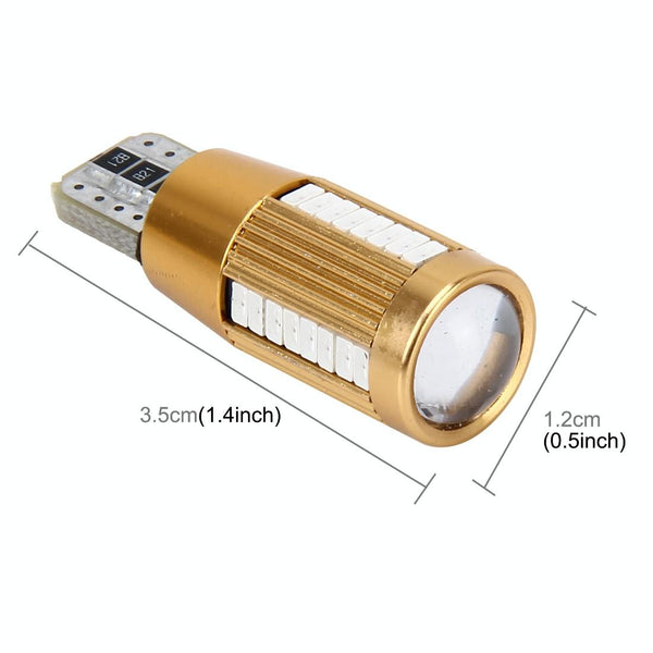 2 PCS T10 2W Constant Current Car Clearance Light with 38 SMD-3014 Lamps, DC 12-16V(Red Light)
