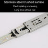 4 inch 10cm Thickened Three Sections Ball Slide Mute Drawer Track Rail