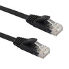 3m CAT6 Ultra-thin Flat Ethernet Network LAN Cable, Patch Lead RJ45 (Black)