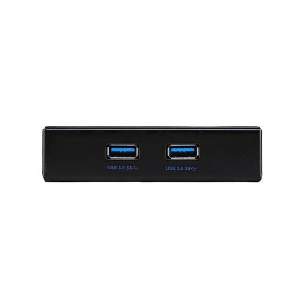 USB 3.0 Front Panel Floppy Disk Bay 20 Pin 2 Ports HUB Bracket Cable(Black)