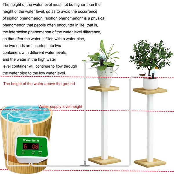 Household Intelligent Drip Irrigation Automatic Watering Timing Machine, Specification: Water 4 Potted Plants