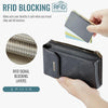 CaseMe Me40 Vertical Multifunctional Shoulder Crossbody Phone Bag(Black)