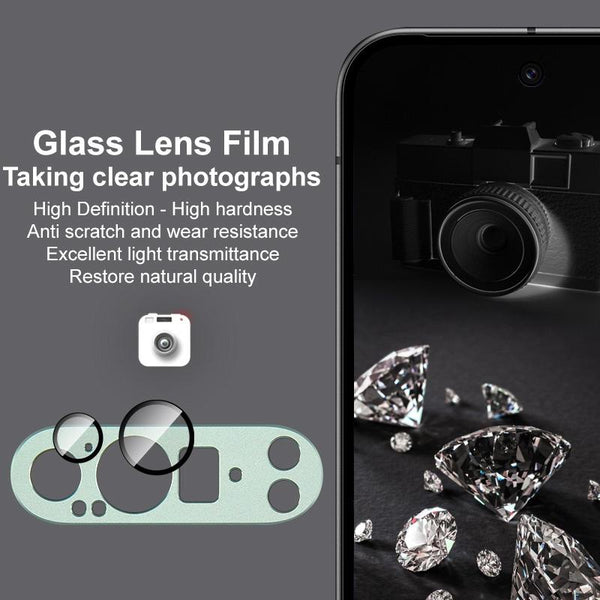 For Google Pixel 9 Pro IMAK Metal Armor Premium Camera Protector Film(Silver)