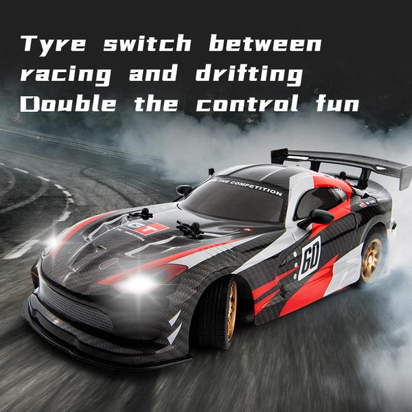 JJR/C Q116 Four-wheel Drive Dodge Remote Control Racing Car(Black)