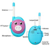 1 Pair RETEVIS RB16 US Frequency FRS467 1CHS License-free Cartoon Children Handheld Walkie Talkie