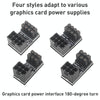 10 PCS ATX 8Pin Female to 8Pin Male 180 Degree Angled Adapter , Model: PH38A