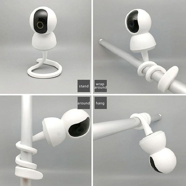 Flexible Gooseneck Camera Mount (Black) - 1/4" Thread
