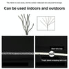 Retractable Indoor And Outdoor Clothes Wall Hanger Magic Drying Rack Balcony Bathroom Invisible Clothesline Wire Rope(White)
